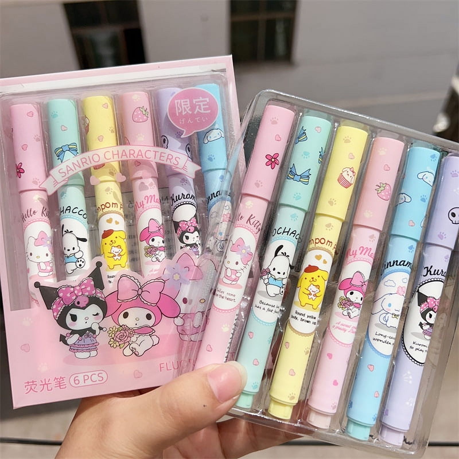 Sanrio My Melody Mini Tissues - Set Of 8 Pocket-Size Packs (4 Cute Designs)