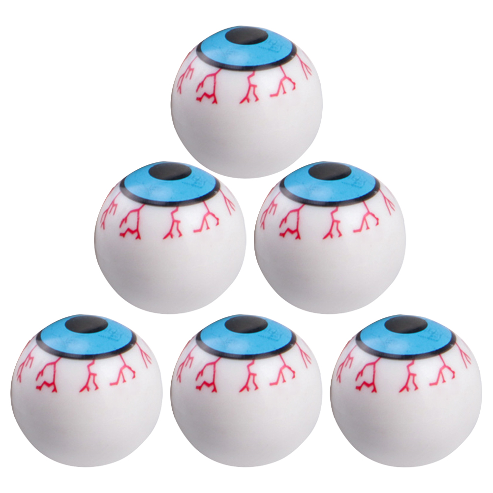 6Pcs Scary Eyeball Valves Caps Replacement Car Tire Valves Covers Funny