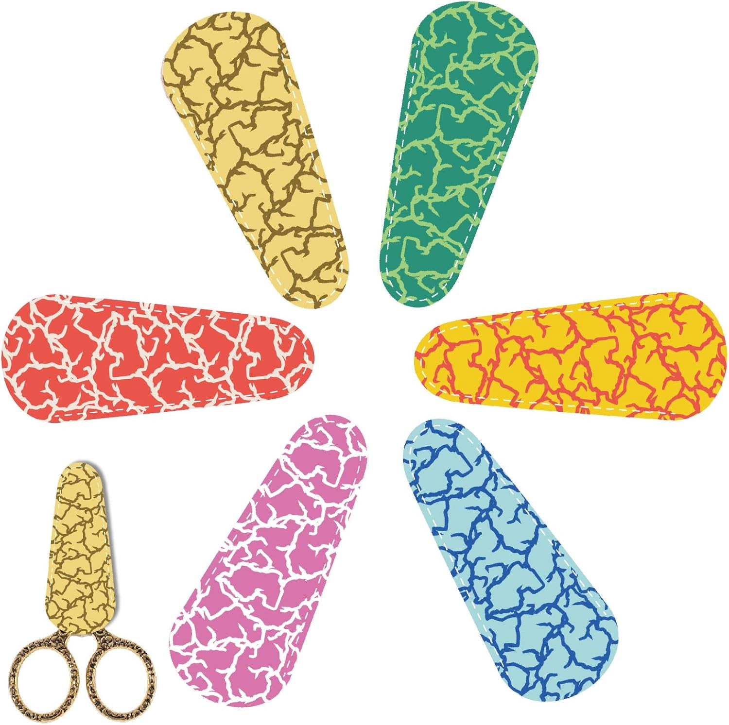 6Pcs Scissors Sheaths Shears Protective Covers Scissor Tip Covers ...