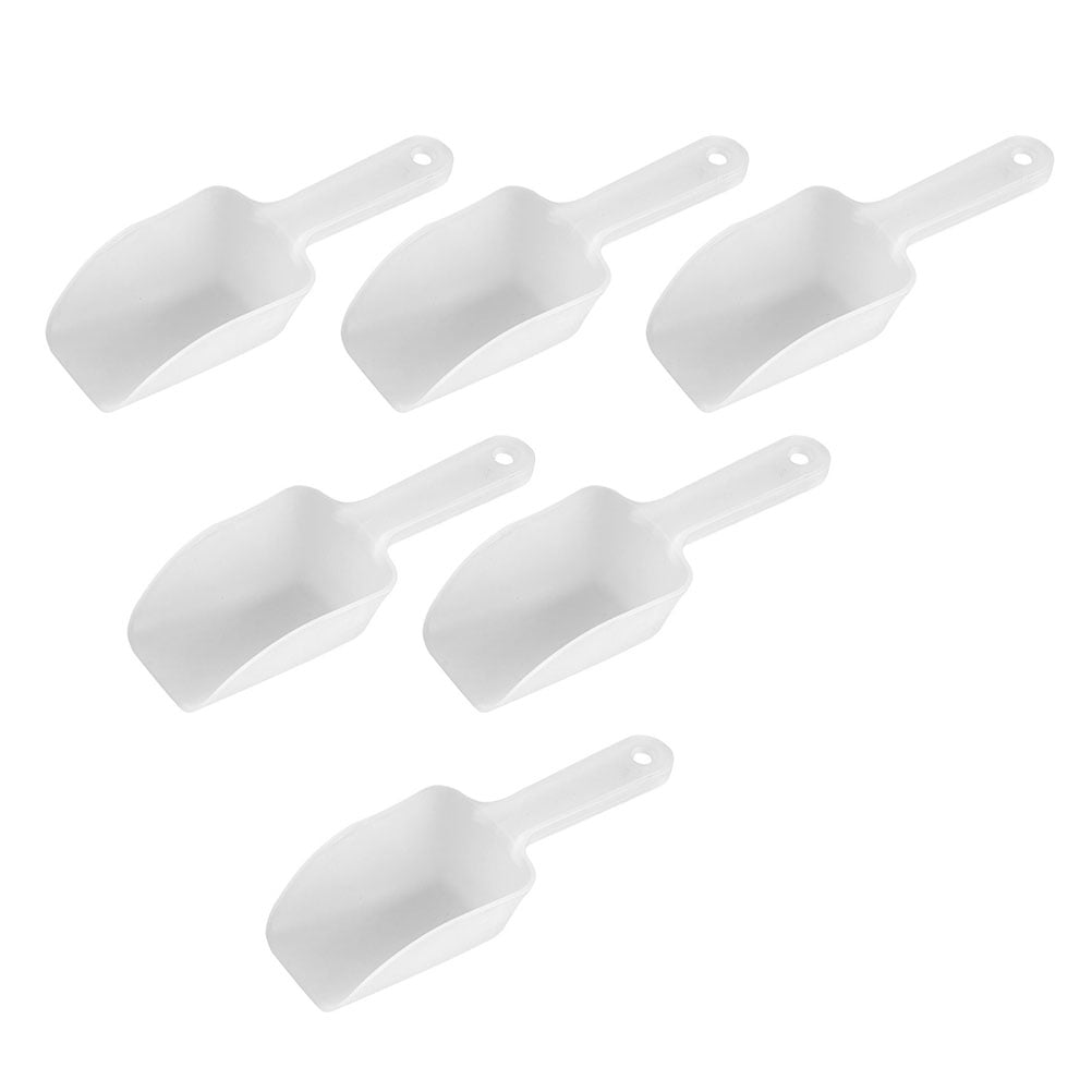 6Pcs Scooper Dry Goods Scoop Scoop Clear Scoop with Grip Handle for ...