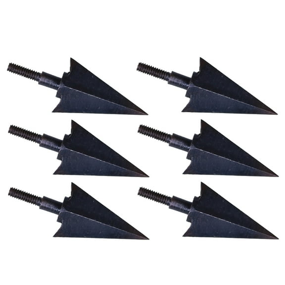 6Pcs Screw-in Arrows Head Tip Traditional Archerys Arrowheads for Hunting