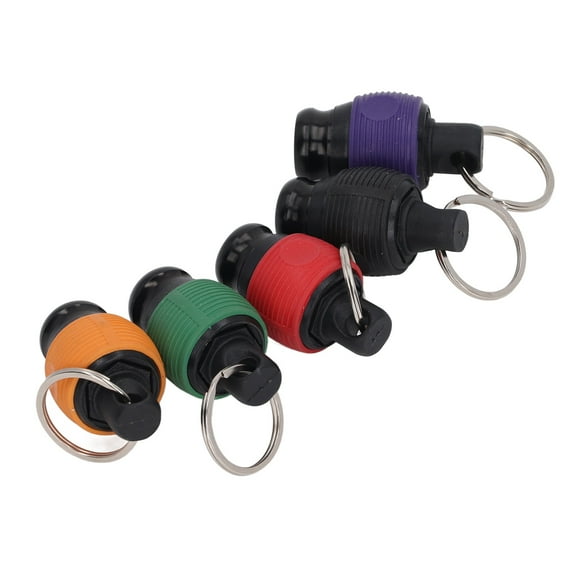 6Pcs Screwdriver Bit Holder Socket Key Chain 1/4in Driver Drill Bits Keychain Tool for Outdoor