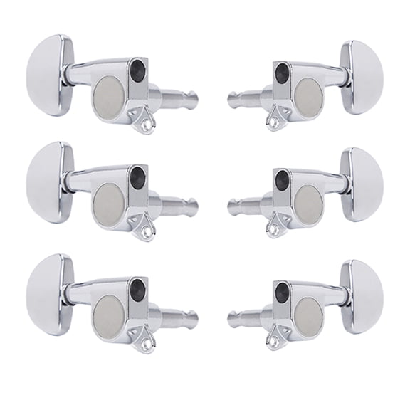 6Pcs Sealed Guitar Tunings Pegs 3L3R Machines Head String Tuners Tunings Key Replacement Acoustics Guitar Tuner