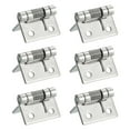thumbnail image 1 of 6Pcs Self-Closing Door Hinges, 1" 304 Stainless Steel Spring Hinge, Interior, 1 of 6