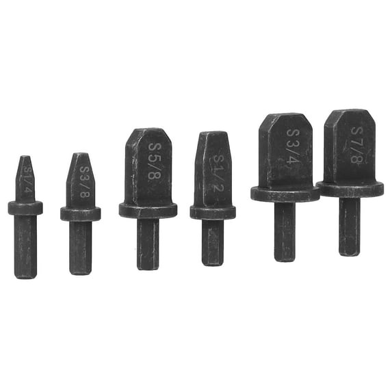 6Pcs/Set Electric Drill Pipe Expander Air Conditioner Swaging Tools Repairing Kit