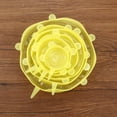 thumbnail image 1 of 6Pcs/Set Kitchen Silicone Reusable Food Fruit Storage Preservation Stretch Cover Lids for BowlYellow, 1 of 8