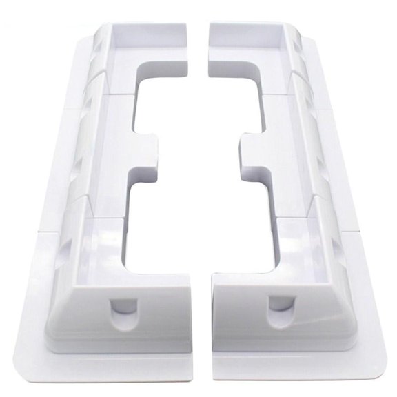 6Pcs/Set Solar Panel Mount Bracket Easy Installation Drill Solar Panel Mount Brackets ABS Corner Bracket