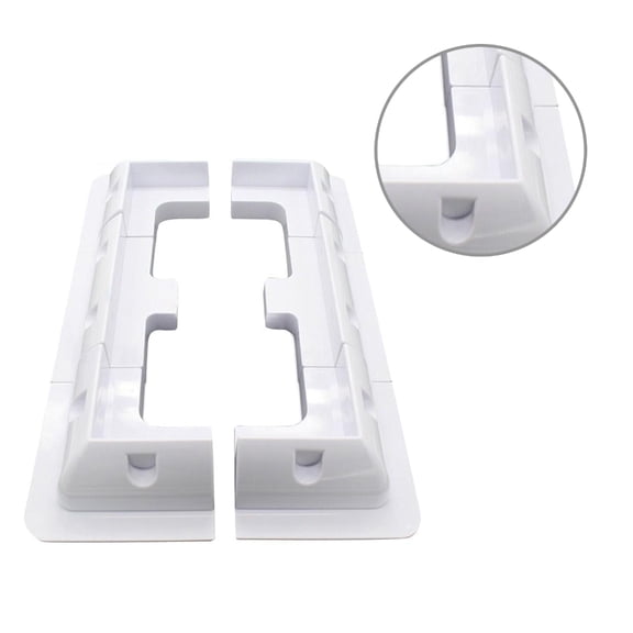 6Pcs/Set Solar Panel Mount Bracket Easy Installation Drill Solar Panel Mount Brackets ABS Corner Bracket