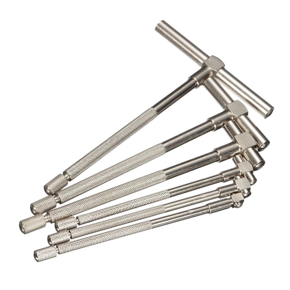 6Pcs Set Telescopic Gauge Set Micrometer Measurement Bore Engineers Kit 8-150mm ,Easy to Use