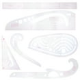thumbnail image 1 of 6Pcs Sewing Ruler Tailor Garment DIY Sewing Ruler French Curve Ruler Pattern Making Ruler Sewing Tool, 1 of 6