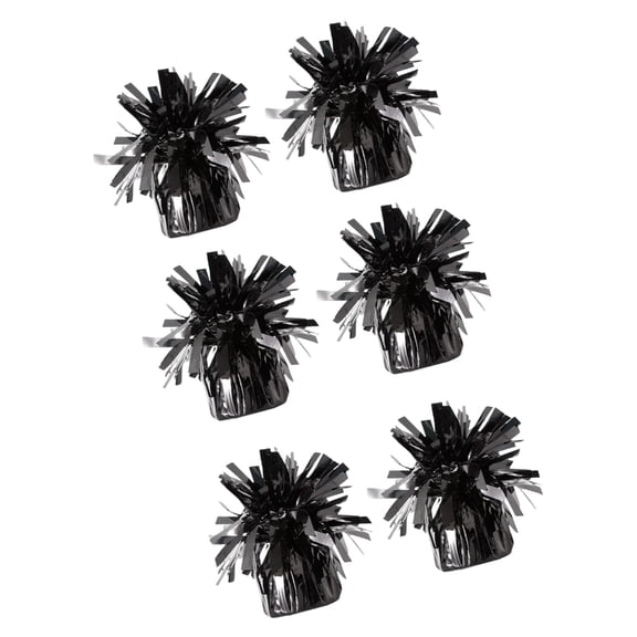 6Pcs Shinning Aluminum Balloon Weights With Concrete Base For Wedding Birthday Party