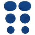 thumbnail image 1 of 6Pcs Shoe Patches for Holes,Circle Shape Shoe Hole Prevention Repair Patches,Self-Adhesive Shoes Prevention Toe Heel Hole Repair Patch Kit for Sneakers Mesh Shoes,Quick Repair Tool(Blue), 1 of 9