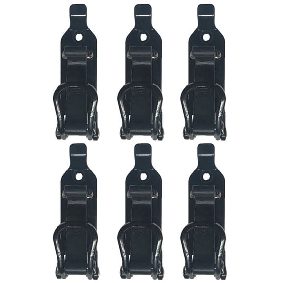 6Pcs Shovel Mount for Roof Rack, Metal Wall Mounting Kit, Shovel Holder Clamp Wall Moun mj1081