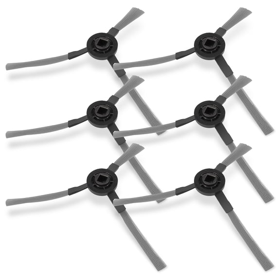 6Pcs Side Brush Replacement Robust Efficient Cleaning Vacuum Cleaner Replacement Side Brush Part Improved Cleaning Effect Sweeping Robot Spare Part Easy to Replace for bObsweep