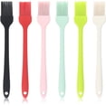 thumbnail image 1 of 6Pcs Silicone Basting Brush Upgrade Pastry,Heat Resistant Brushes Premium Cooking Brush for Sauce Marinade Meat Glazing Oil BBQ Kitchen Cooking Baking Grilling Flavoring 19cm/7.48"(Small), 1 of 10