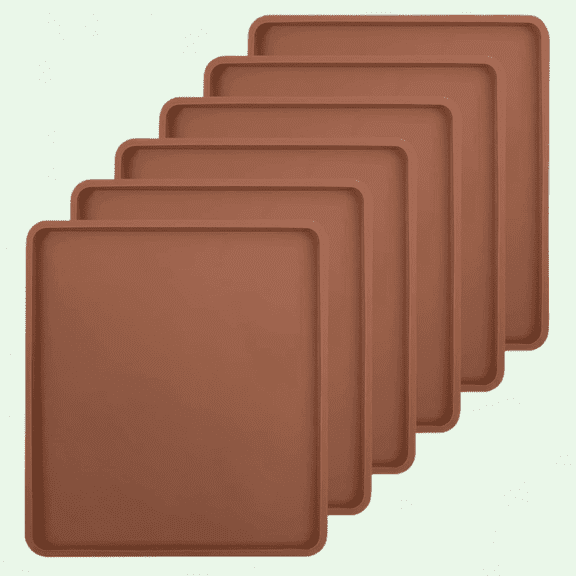 6Pcs Silicone Dehydration Sheets - Non-Stick Dry Mats with Raised Edge for Cosori CP267-FD, Multi-Purpose Reusable for Jerky, Fruits, Meat, Herbs, Vegetables