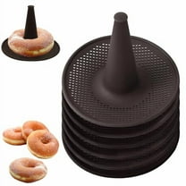 6Pcs Silicone Donut Molds,Donut Mold Donut Pans Set for Baking,Pastry Molds for Bagel and Doughnut Cake Pans