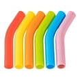thumbnail image 1 of 6Pcs Silicone Replacement Tips for Metal Straws - BPA-Free Food Grade, Universal Fit for 5/16 (8mm) Straws Flex Elbow Design for Comfort, 1 of 10