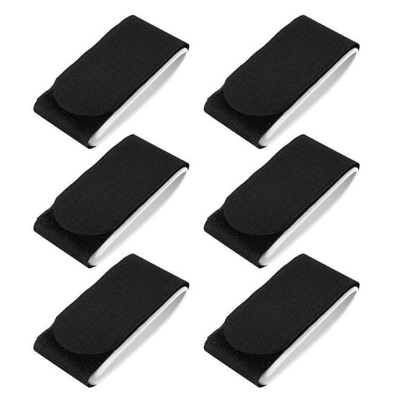 6Pcs Ski Strap Fasteners Adjustable Ski Wraps Ties Snowboard Hand Straps Snowboard Fixed Tape Tie Rope Skis Fixing Belt