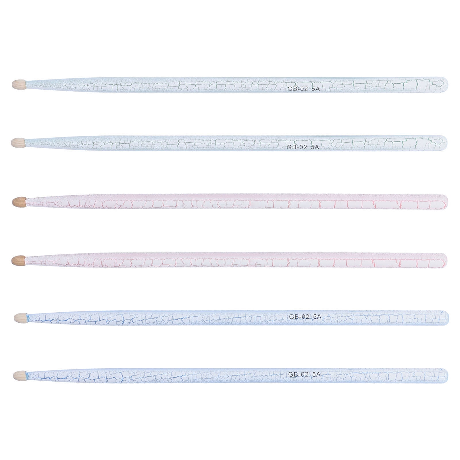 6Pcs Slade Drum Sticks 5A Walnut Drumstick Lithosporic Texture Percussion Accessories