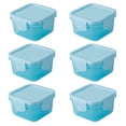 thumbnail image 1 of 6Pcs Small Food Storage Containers With Leakproof Lids, Condiment Sauce Containers, Airtight Freezer Storage, Dishwasher and Microwave Safe, 1 of 6