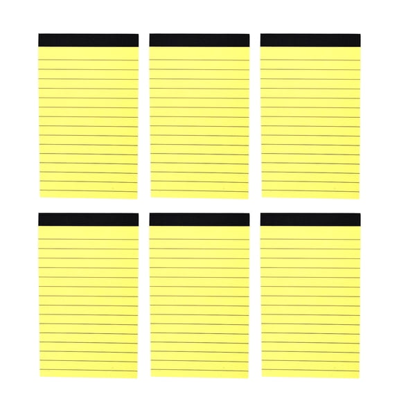 6Pcs Small Notepads 3x5Inch Pocket Writing Pad Pocket Notebook for Grocery List Shopping List and Daily Planning