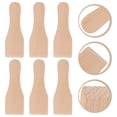 thumbnail image 1 of 6Pcs Small Wooden Spatula Multi-purpose Wood Scraper Heat-resistant Cooking Spatula, 1 of 8