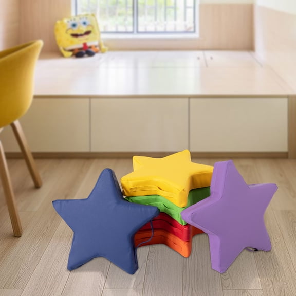6Pcs Soft Floor Cushions For Classroom Colored Seating Cushions Floor Cushions Used In Kindergartens, Daycares, Libraries, Nurseries