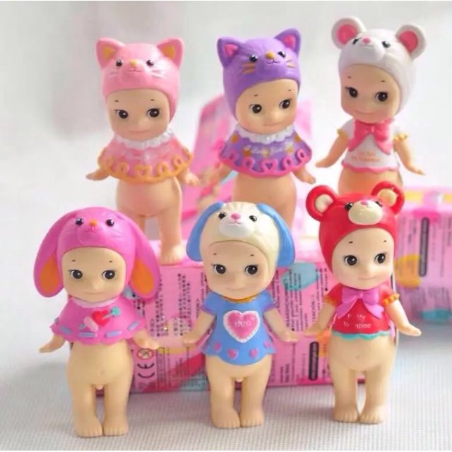 6Pcs Sonny Angel 2017 Valentine's Day Series Original Mini Figure