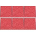 thumbnail image 1 of 6Pcs SoundAbsorbing Board Acoustic Polyester Fiber Soundproof Fireproof Silencer Panels(Red ), 1 of 8