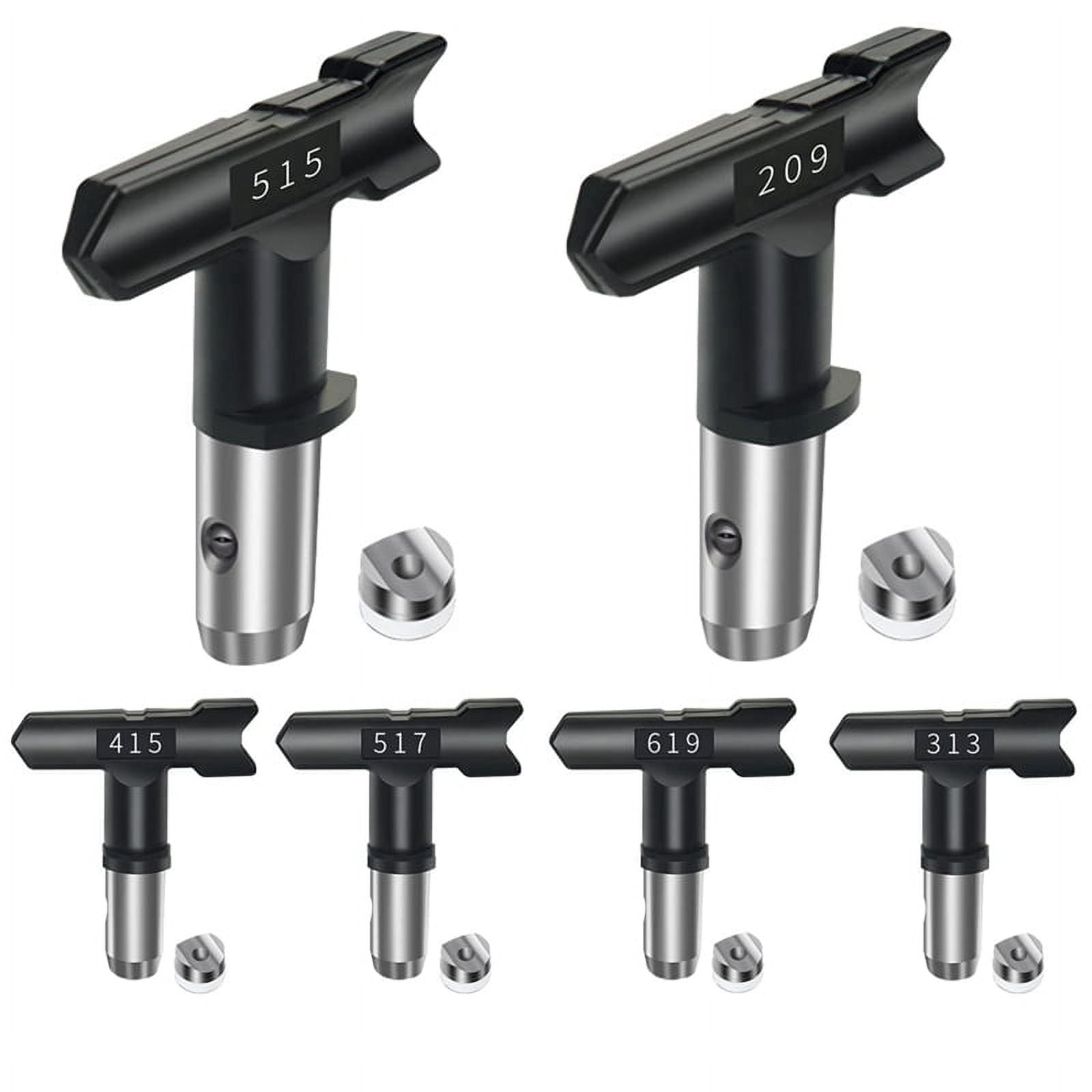 6Pcs Spray Tips for Airless Paint Sprayer, Reversible Spray Tip Airless