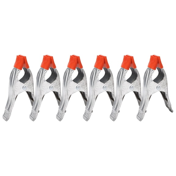 6Pcs Spring Clamp Metal Mini Fixed Strong A Shape Clip for Woodworking Photography 6inch