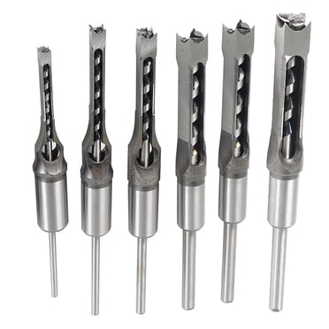 Marddpair 6-Piece Square Hole Saw Drill Bit Set – 6.4mm To 16mm For Woodworking