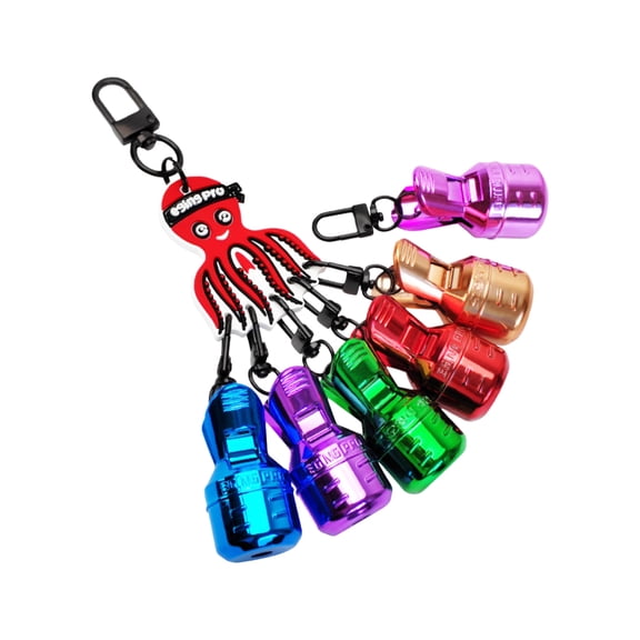 6Pcs Squid Jigs Baits Protector Fishing Lure Protective Cap Fishing Hook Bonnets with Carabiner Hook Cover