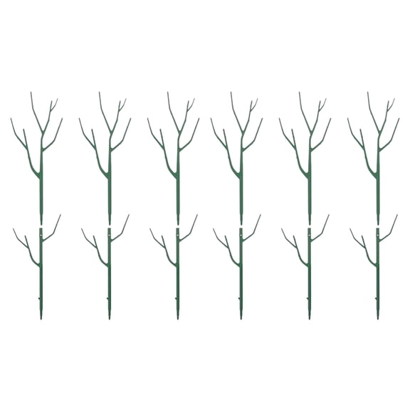 6Pcs Stackable Support Stakes Climbing Support Structures - for Indoor & Outdoor Use Garden Alternative to Pole for Tall Potted Plants, Monstera Support Holder Stick