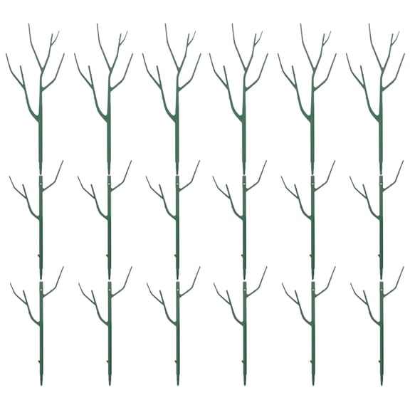 6Pcs Stackable Support Stakes Climbing Support Structures - for Indoor & Outdoor Use Garden Alternative to Pole for Tall Potted Plants, Monstera Support Holder Stick