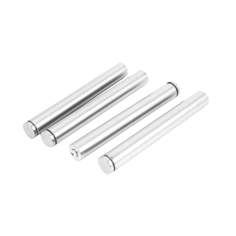 Uxcell 10-Pack Stainless Steel Spacers – 6mm ID X 14mm OD X 40mm Length – Unthreaded Round Bushings For M6 Screws
