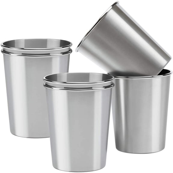 6Pcs Stainless Steel Barrel Drinking Beer Tea Coffee + Bag Camping Travel Set