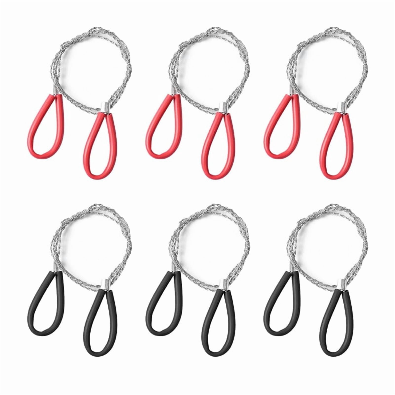 String Saw Saco 6Pcs Stainless Steel Cable Saw, Metal Wire Saw Hand Pocket String ...