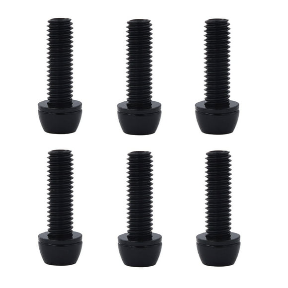 6Pcs Stainless Steel Tapered Head Bike Screws Bolts Bicycle- Handlebar Screws