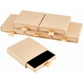 thumbnail image 1 of 6Pcs Storage Case Empty Jewellery Boxes 3.15x2.72x0.67 Inch Small Cardboard Jewelry Boxes Pull-Out Jewelry Gift Box with Sponge Insert for DIY Bracelets Earrings Necklaces Storage, 1 of 9
