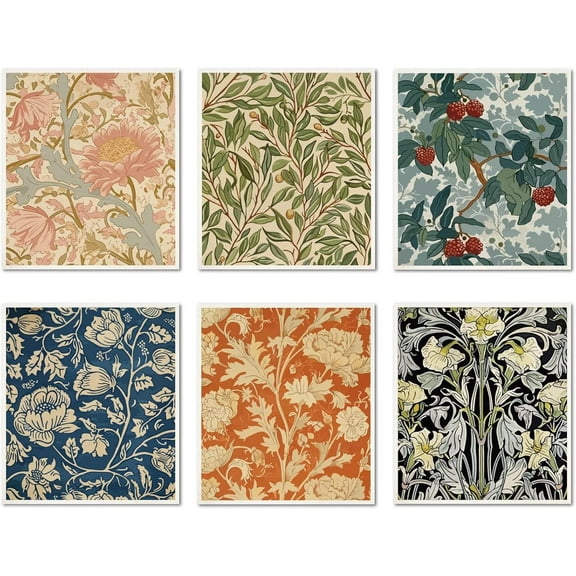 6Pcs Swedish Dishcloths for Kitchen Reusable Swedish Dish Towels Absorbent Swedish Dish Cloths Rags Vintage Floral Washable Sponge Cleaning Cloths Wipes No Odor Quickly Drying 7.6x6.7Inch DIY