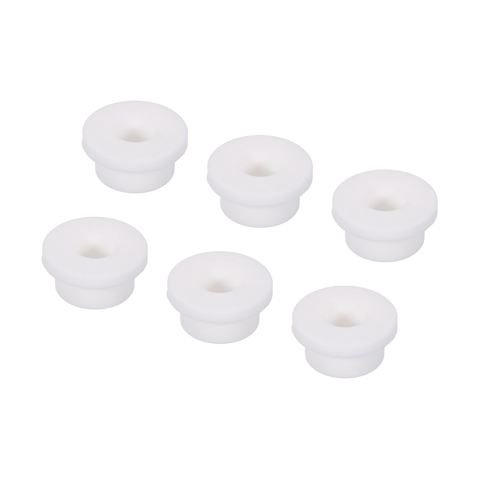 6 Pezzi Di Guarnizione In Gomma A T Tipo – Diametro 19 Mm, Foro 9 Mm, Altezza 14 Mm - 2