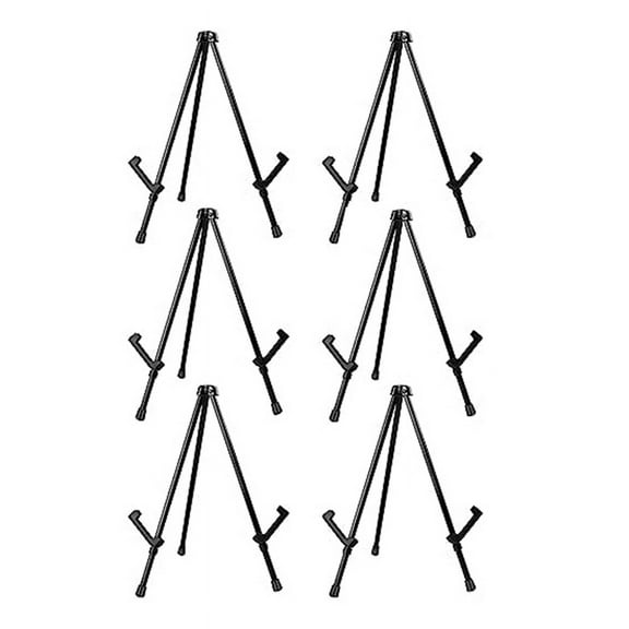 6Pcs Tabletop Instant Display Easel, Portable & Adjustable Table Tripod Easels Stand, for Canvas Paintings