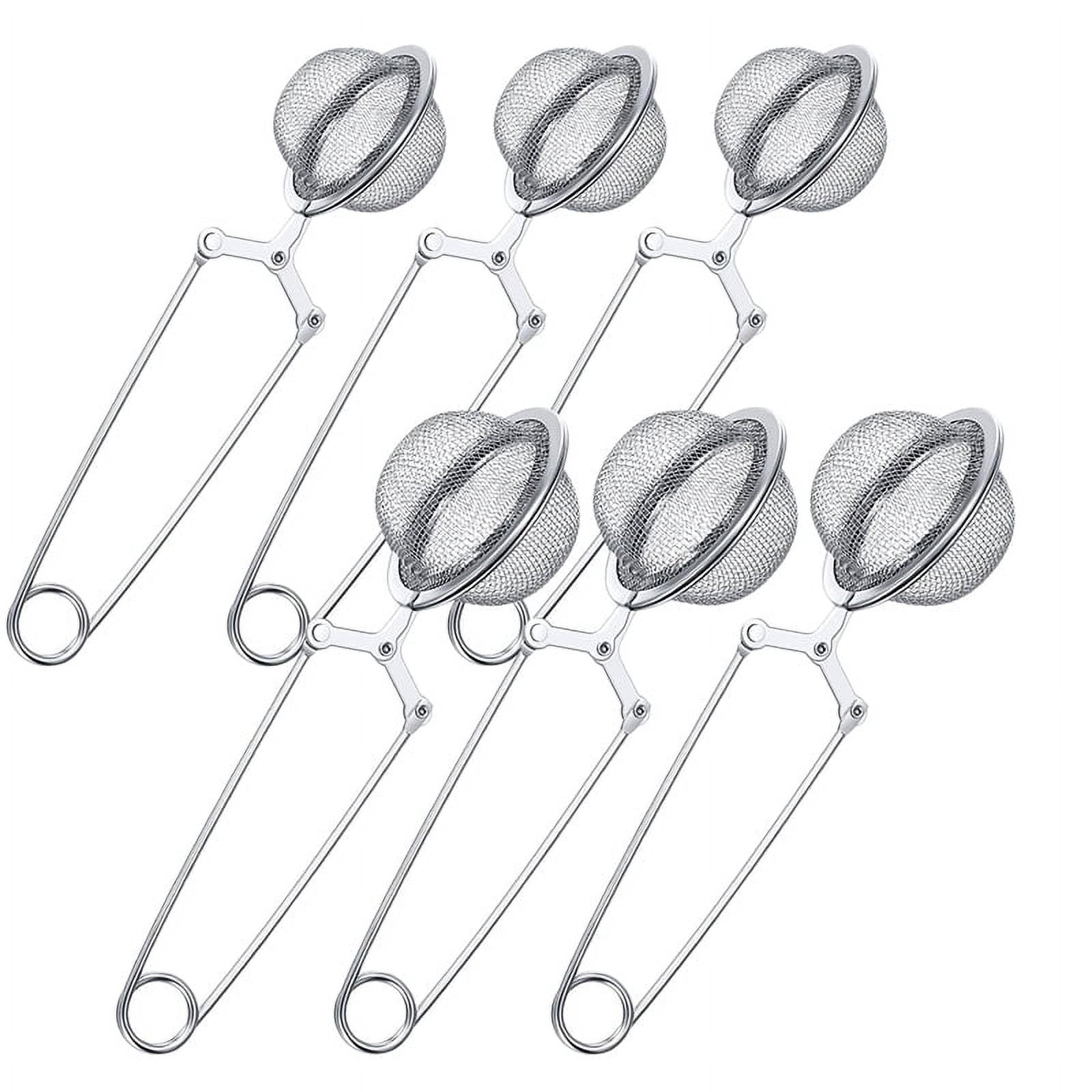 Crazyview 6Pcs Tea Infuser Loose Leaf Tea Snap Ball Tea Strainer Spoon ...