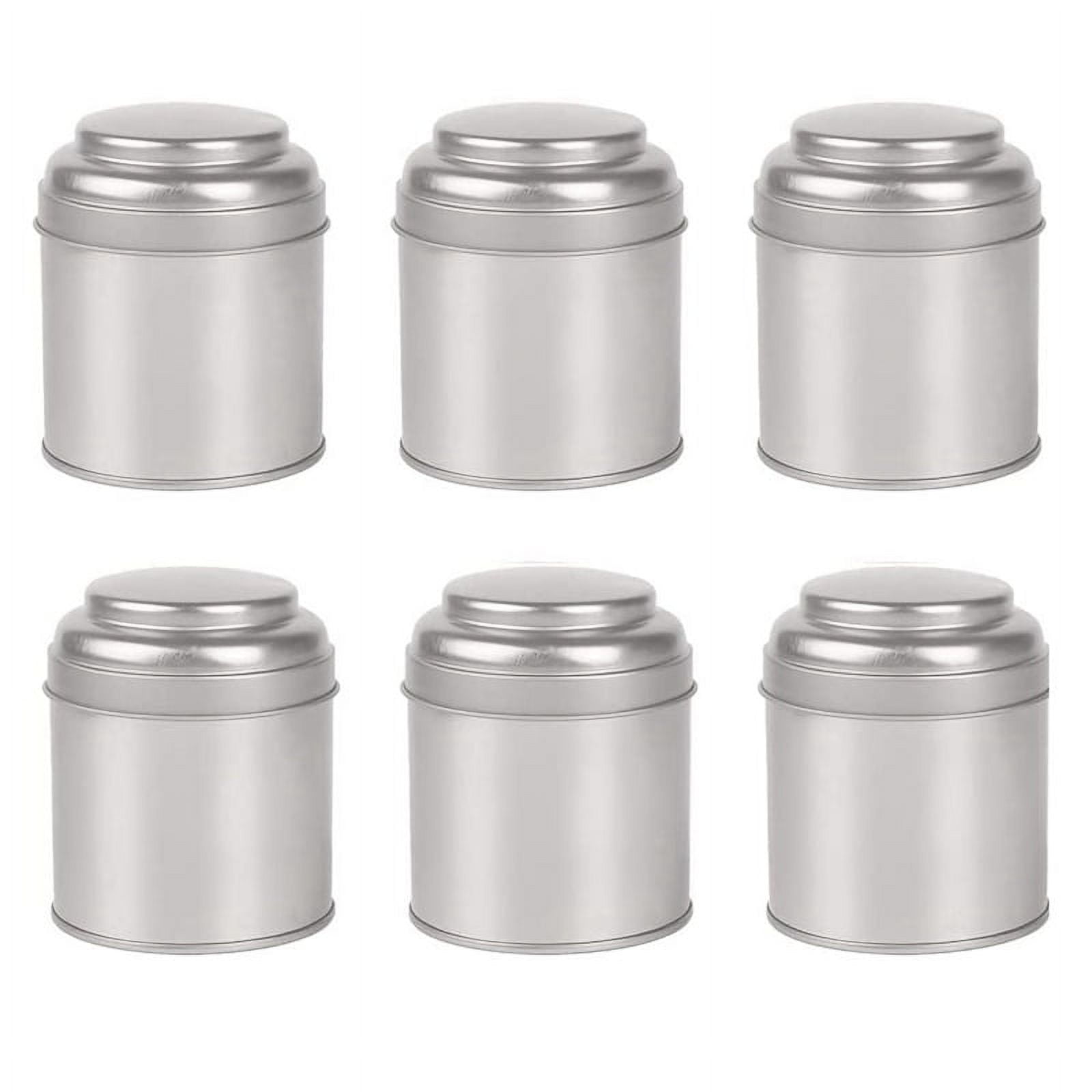 https://i5.walmartimages.com/seo/6Pcs-Tea-Tins-Canister-with-Airtight-Double-Lids-Mini-Tin-Can-Box-and-Small-Round-Kitchen-Canisters-for-Tea-Silver_bb1a11fa-0514-4816-b28f-921a263fd1cc.d2d1413cfe9237abed1f7a5d18cf1e6c.jpeg