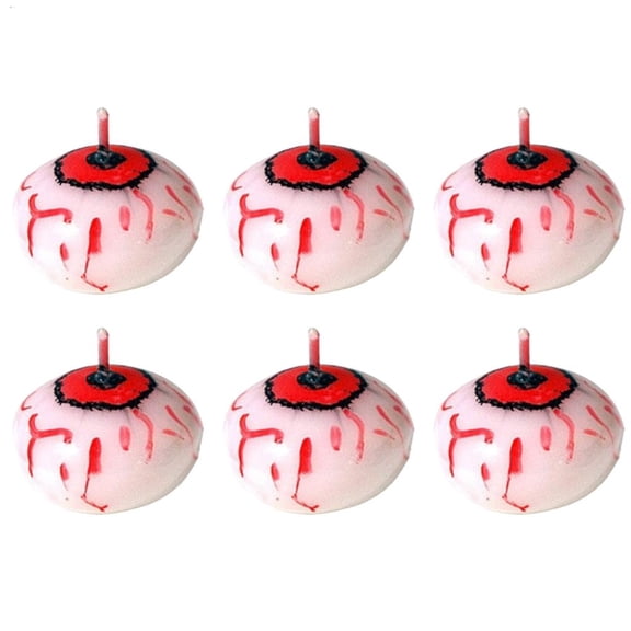 (6pcs) Unique Eye Shape Floating with Detailed Texture for Special and Home Decoration