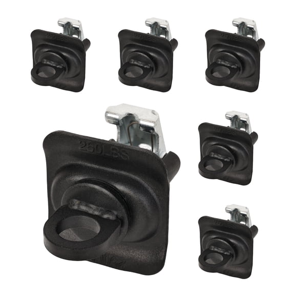 Norxziore 6Pcs Tie Down Anchors Custom-fit for 2015-2024 Chevy Colorado&GMC Canyon, 2014-2025 Chevy Silverado&GMC Sierra 1500 2500 3500, Heavy Duty Steel Replace#23146899 Cargo Accessories