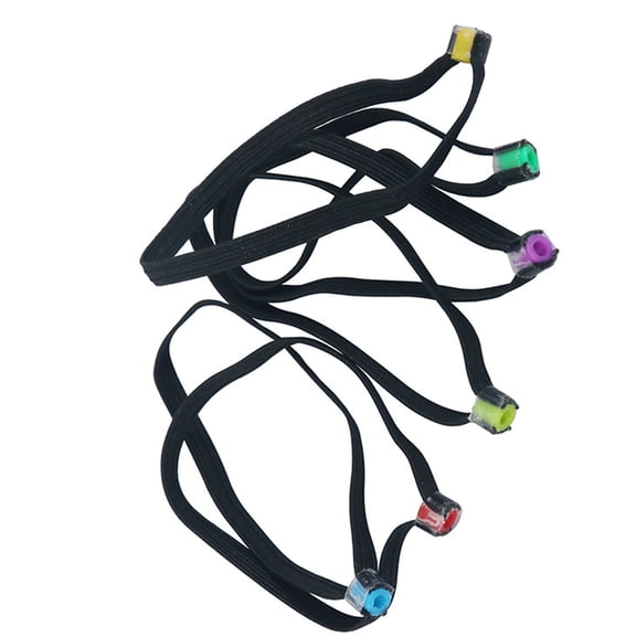 6Pcs Tippet Spool Tenders Fishing Tippet Rings Gadget Portable Threader Elastic Fishing Wire Leader for Outdoor Activity