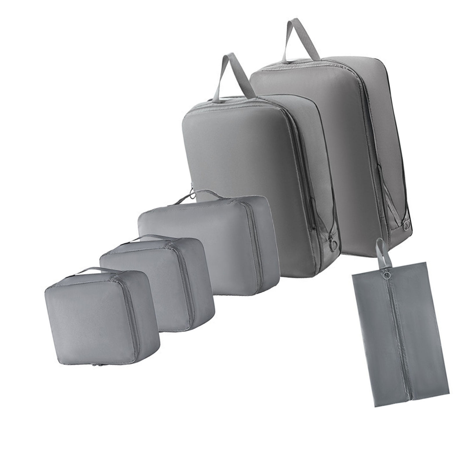 6Pcs Travel Organizers Set For Luggage Essential Packing Cubes Set Sturdy Luggage Organization Bag for Family Trip